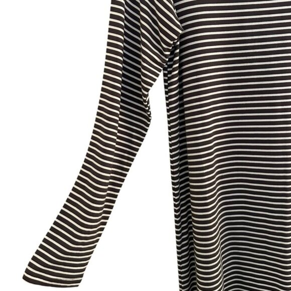 Yala | Gray And White Stripe Shift Dress Size Small - Picture 3 of 7
